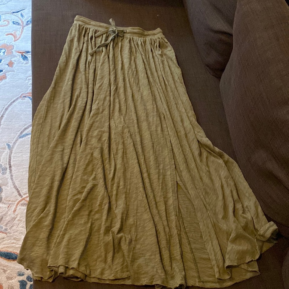 ATM cotton skirt - olive green